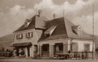 Bahnhof um 1929