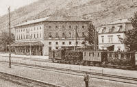 Bahnhof um 1872
