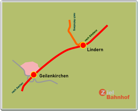 Lindern Geilenkirchen nach Aachen nach Erkelenz nach Heinsberg